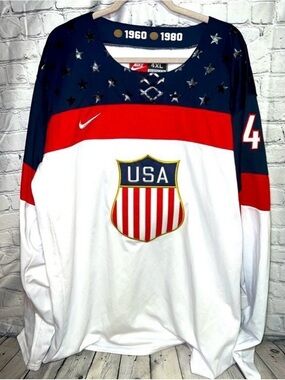 USA Olympic Jersey 2014 T.J. Oshie